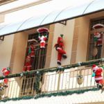 Babbo Natale da balcone